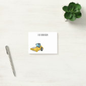 Voorbeeld van de cartoon van wegwalsen post-it® notes (Kantoor)
