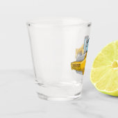 Voorbeeld van de cartoon van wegwalsen shot glas (Links)