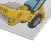 Voorbeeld van de cartoon van wegwalsen snijplank (Hoek)