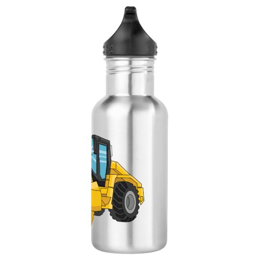 Voorbeeld van de cartoon van wegwalsen waterfles  (Rechts)