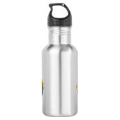 Voorbeeld van de cartoon van wegwalsen waterfles  (Achterkant)