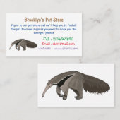 Voorbeeld van de cartoon visitekaartje (Voorkant / Achterkant)