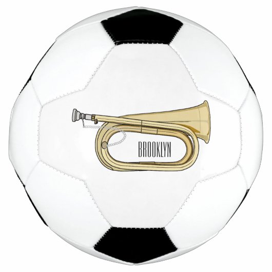 Voorbeeld van de cartoon voetbal (Voorkant)