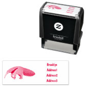 Voorbeeld van de cartoon  zelfinktende stempel (In situ)