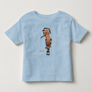 Voorbeeld van de Euraziatische cartoon van hoopvog Kinder Shirts