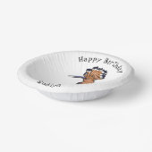 Voorbeeld van de Euraziatische cartoon van hoopvog Papieren Kommen (Gebogen)