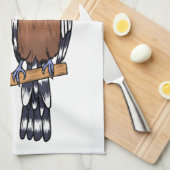 Voorbeeld van de Euraziatische cartoon van hoopvog Theedoek (Quarter Fold)