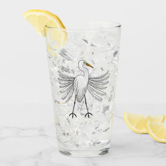 Voorbeeld van de grote cartoon van de stekelvogel glas (Voorkant ijs)
