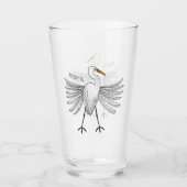 Voorbeeld van de grote cartoon van de stekelvogel glas (Voorkant)