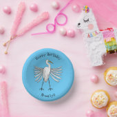 Voorbeeld van de grote cartoon van de stekelvogel papieren kommen (Feest)