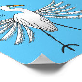 Voorbeeld van de grote cartoon van de stekelvogel poster (Hoek)