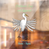 Voorbeeld van de grote cartoon van de stekelvogel raamsticker (Vel 2)