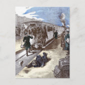 Voorbeeld van de oude treinstroommotor briefkaart (Voorkant)