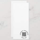 Voorbeeld van de QR-code en de aangepaste Kaart va (Voorkant / Achterkant)