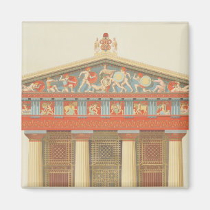 Voorbeeld van de tempel van Jupiter in Aegina (323 Magneet