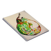 Voorbeeld van de waterverf van peren notitieboek (Rechterzijde)