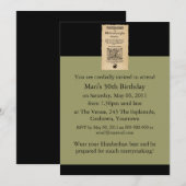 Voorbeeld van een midzomernacht Dream Quarto Kaart (Voorkant / Achterkant)