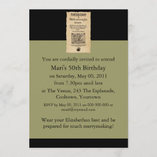 Voorbeeld van een midzomernacht Dream Quarto Kaart