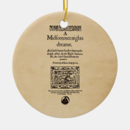 Voorbeeld van een midzomernacht Dream Quarto Keramisch Ornament