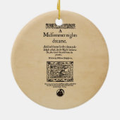 Voorbeeld van een midzomernacht Dream Quarto Keramisch Ornament (Achterkant)