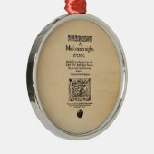 Voorbeeld van een midzomernacht Dream Quarto Metalen Ornament (Rechts)