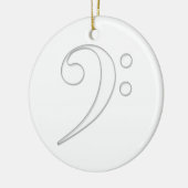 Voorbeeld van glasblaasglas keramisch ornament (Links)