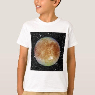 VOORBEELD VAN HET PLANET JUPITER OVER DE MOON EURO T-SHIRT