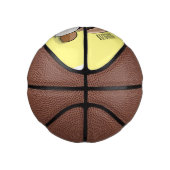 Voorbeeld van paddenstoelcartoon basketbal (Rechts)