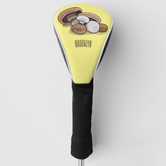 Voorbeeld van paddenstoelcartoon golfheadcover (Voorkant)