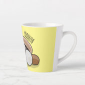 Voorbeeld van paddenstoelcartoon latte mok (Rechts)