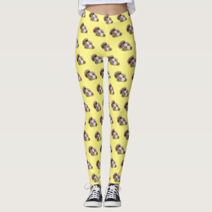 Voorbeeld van paddenstoelcartoon leggings