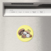 Voorbeeld van paddenstoelcartoon magneet (Insitu (Vaatwasser))