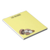 Voorbeeld van paddenstoelcartoon notitieblok (Schuin)