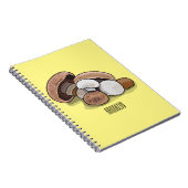 Voorbeeld van paddenstoelcartoon notitieboek (Rechterzijde)