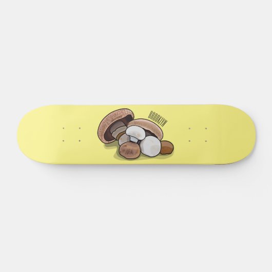 Voorbeeld van paddenstoelcartoon persoonlijk skateboard (Horizontaal)