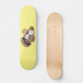 Voorbeeld van paddenstoelcartoon persoonlijk skateboard (Voorkant)