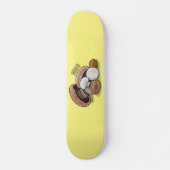 Voorbeeld van paddenstoelcartoon persoonlijk skateboard (Voorkant)