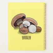 Voorbeeld van paddenstoelcartoon planner (Achterkant)