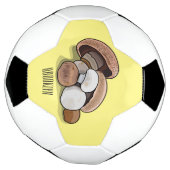 Voorbeeld van paddenstoelcartoon voetbal (Gedraaid)