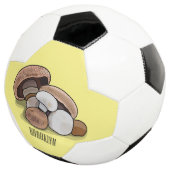Voorbeeld van paddenstoelcartoon voetbal (Drie kwart)