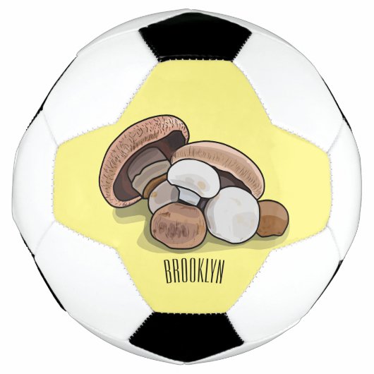 Voorbeeld van paddenstoelcartoon voetbal (Voorkant)
