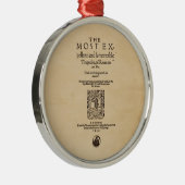 Voorbeeld van Romeo en Juliet Quarto (1599) Metalen Ornament (Rechts)