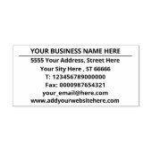 Voorbeeld van uw eigen adresstempel ontwerpen  zelfinktende stempel (Design)