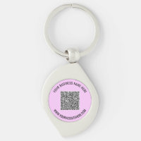 Voorbeeld van uw QR Code Sleutelhanger met aangepa