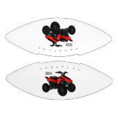 Voorbeeld van vierwielaandrijving met cartoon american football (Panelen)