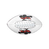 Voorbeeld van vierwielaandrijving met cartoon american football (Voorkant)