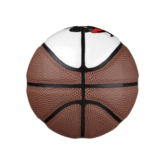 Voorbeeld van vierwielaandrijving met cartoon basketbal (Rechts)