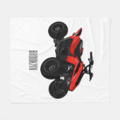 Voorbeeld van vierwielaandrijving met cartoon fleece deken (Voorkant (Horizontaal))