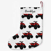 Voorbeeld van vierwielaandrijving met cartoon kleine kerstsok (Achterkant)