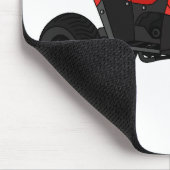 Voorbeeld van vierwielaandrijving met cartoon muismat (Hoek)